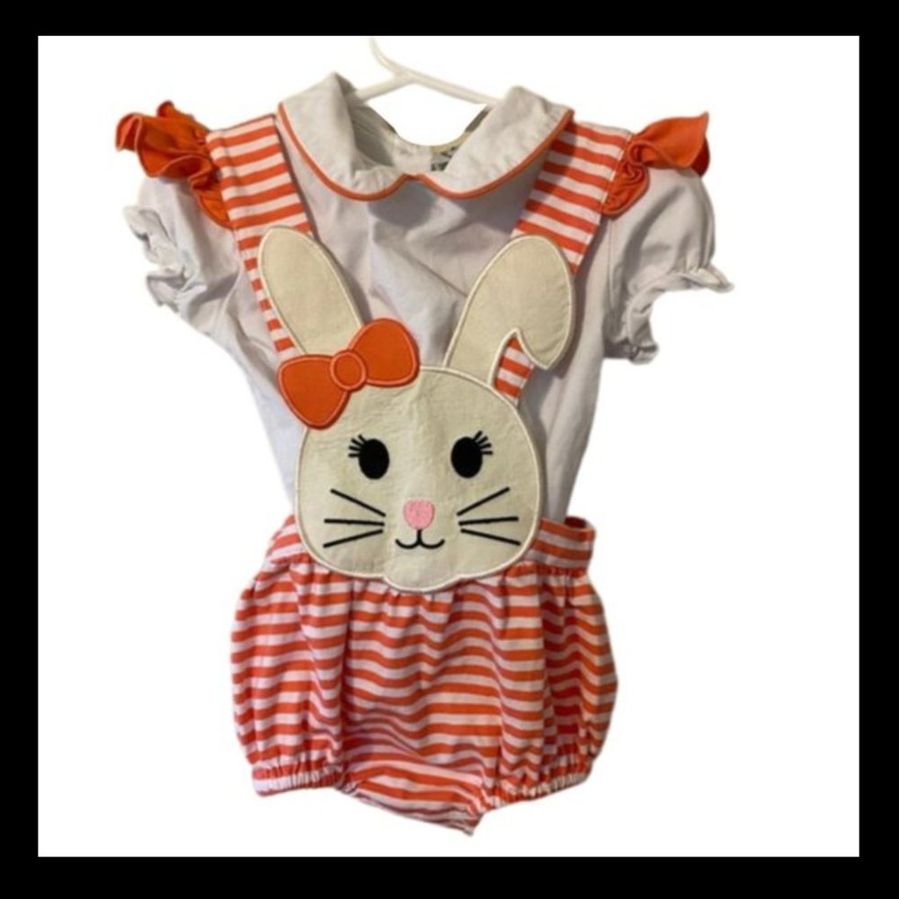 9M Sweet Southern Smocks Bunny Jumper